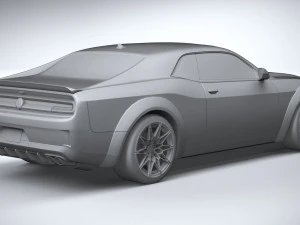 Generic Muscle Car 2021 3D Model