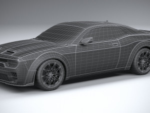 Generic Muscle Car 2021 3Dモデル