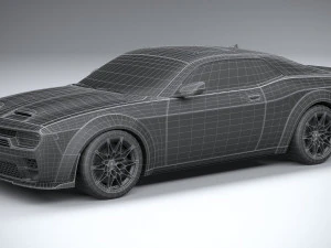 Generic Muscle Car 2021 3D Model