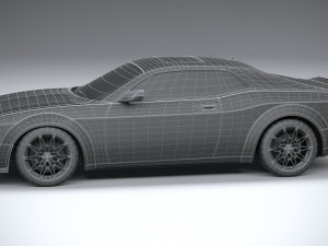 Generic Muscle Car 2021 3Dモデル