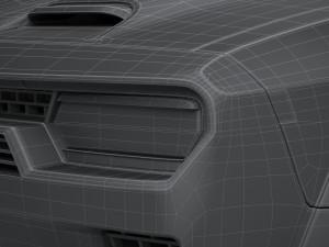 Generic Muscle Car 2021 3Dモデル