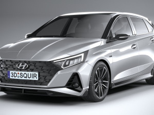 Hyundai i20 N-line 2021 Model 3D