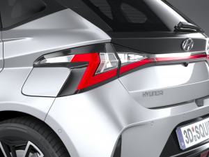 Hyundai i20 N-line 2021 Model 3D