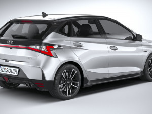 Hyundai i20 N-line 2021 Model 3D