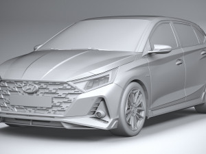 Hyundai i20 N-line 2021 Model 3D
