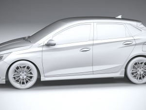 Hyundai i20 N-line 2021 Model 3D