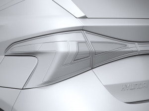 Hyundai i20 N-line 2021 Model 3D