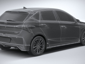 Hyundai i20 N-line 2021 Model 3D