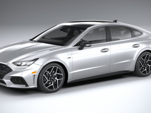 Hyundai Sonata US N-line 2020 Model 3D