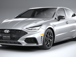 Hyundai Sonata US N-line 2020 Modello 3D