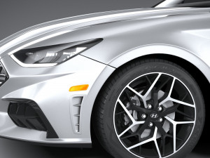 Hyundai Sonata US N-line 2020 Modello 3D