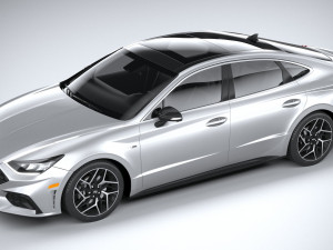 Hyundai Sonata US N-line 2020 Modello 3D