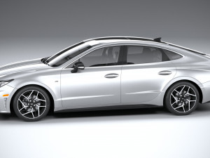 Hyundai Sonata US N-line 2020 Modello 3D