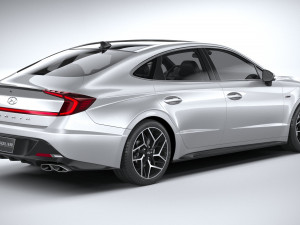 Hyundai Sonata US N-line 2020 Modello 3D