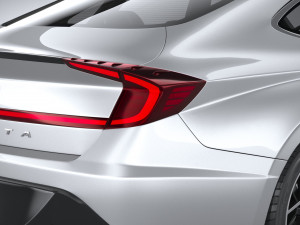 Hyundai Sonata US N-line 2020 Modello 3D