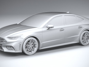 Hyundai Sonata US N-line 2020 Modello 3D
