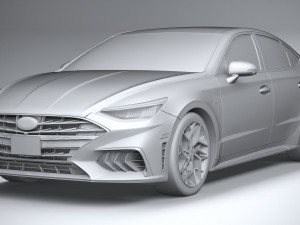 Hyundai Sonata US N-line 2020 Modello 3D