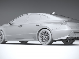 Hyundai Sonata US N-line 2020 Modello 3D