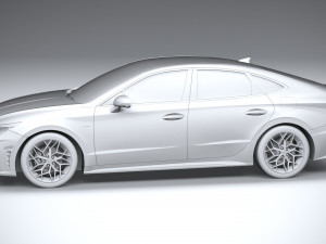 Hyundai Sonata US N-line 2020 Modello 3D