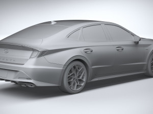 Hyundai Sonata US N-line 2020 Modello 3D