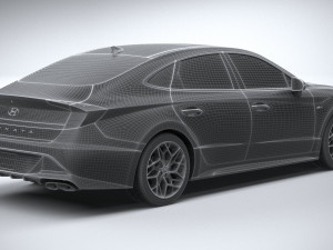 Hyundai Sonata US N-line 2020 Modello 3D