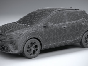 Kia Stonic GT-line 2021 3D Model