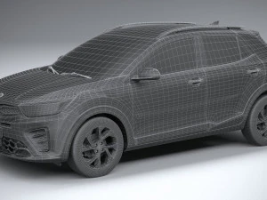 Kia Stonic GT-line 2021 3D Model