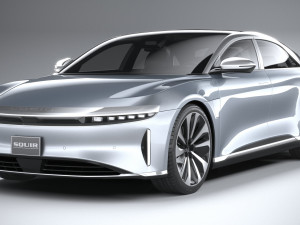 Lucid Air 2021 Model 3D