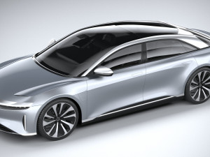 Lucid Air 2021 Model 3D