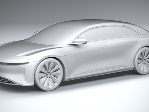 Lucid Air 2021 Model 3D