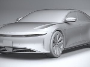 Lucid Air 2021 Model 3D