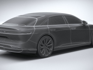 Lucid Air 2021 Model 3D