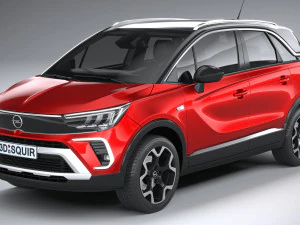 Opel Crossland 2021 3D Model