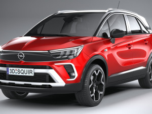 Opel Crossland 2021 3D Model