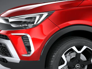 Opel Crossland 2021 3D Model