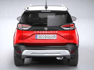 Opel Crossland 2021 3D Model
