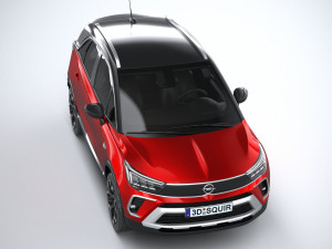 Opel Crossland 2021 3D Model