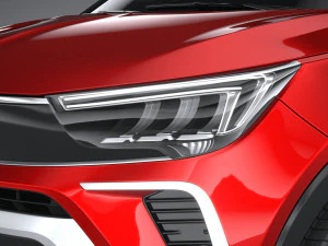 Opel Crossland 2021 3D Model