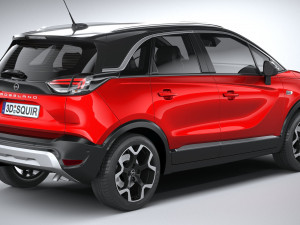 Opel Crossland 2021 3D Model