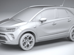 Opel Crossland 2021 3D Model