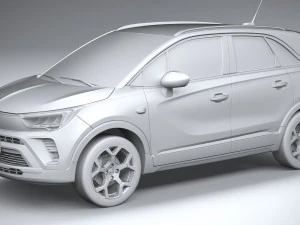 Opel Crossland 2021 3D Model