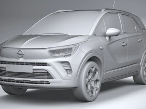 Opel Crossland 2021 3D Model