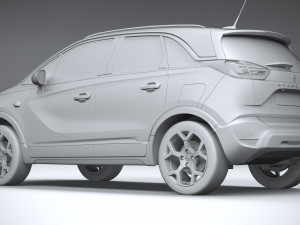 Opel Crossland 2021 3D Model