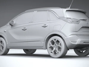 Opel Crossland 2021 3D Model