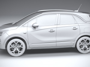 Opel Crossland 2021 3D Model
