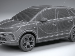 Opel Crossland 2021 3D Model