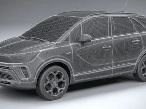 Opel Crossland 2021 3D Model