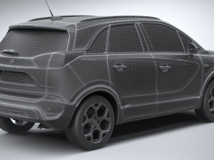 Opel Crossland 2021 3D Model