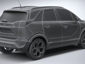 Opel Crossland 2021 3D Model