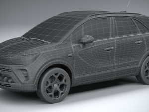 Opel Crossland 2021 3D Model